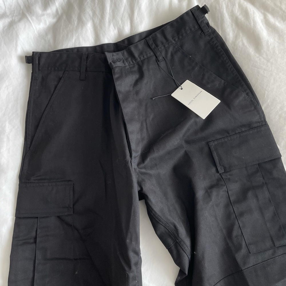 Local European Black combat pants